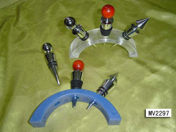 WINE BOTTLE STOPPER with Stand