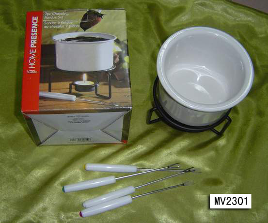 7PCS CHOCOLATE FONDUE SET in CB style 2