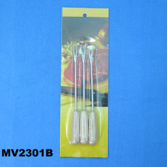 3PCS CHEESE FONDUE FORK INSERT CARD