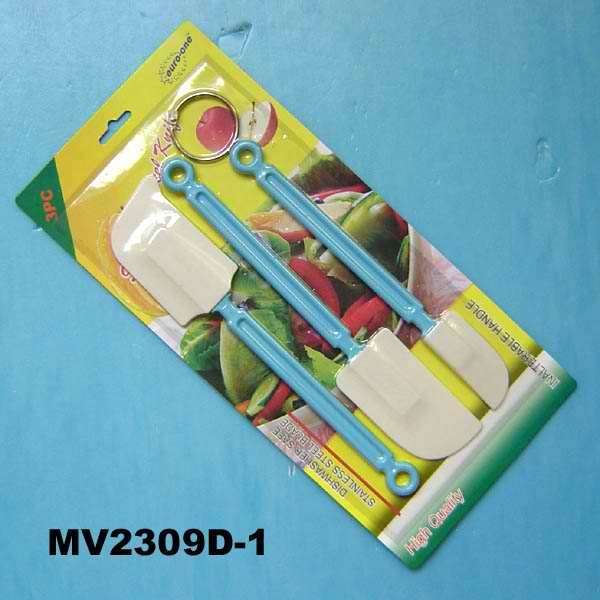 3PCS PLASTIC SPATULA SET style 3