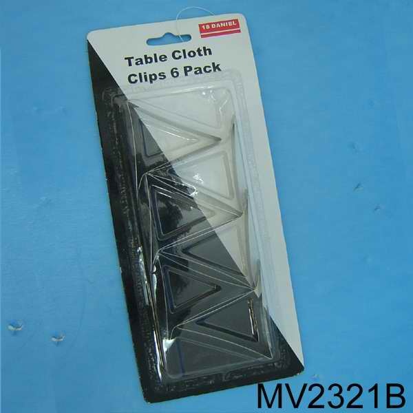 TABLE CLOTH CLIPS PK6