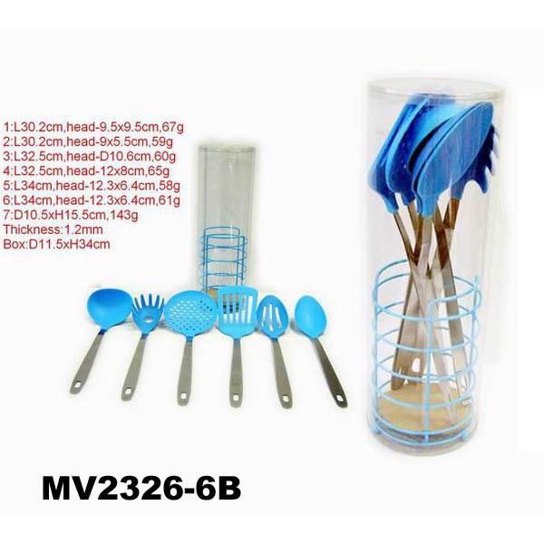 6PCS KITCHEN TOOLS with Stand in PVC BOX