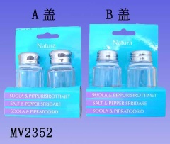 2PCS SALT and PEPPER IN SLEEV PACKING