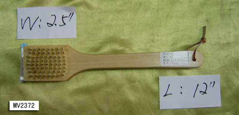 12in BBQ BRUSH WOODEN Handle style 2