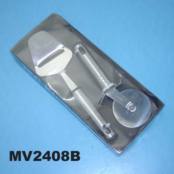 2PCS SHOVE and CHEESE KNIFE SET IN WONDOX BOX