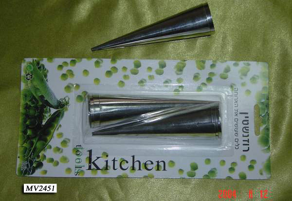 4PCS ICE CREAM SET CREAM HORN TINPLATE