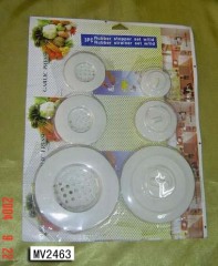 6PCS RUBBER SINK DRAINER STOPPER style 2