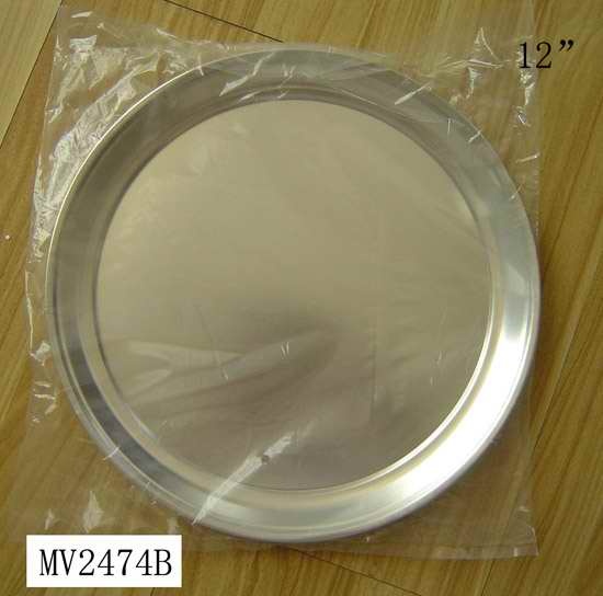 DIA:12" TIN FOOD BRACKET TRAY