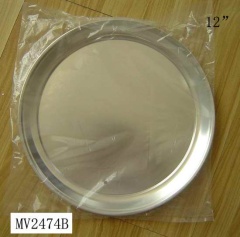 DIA:12" TIN FOOD BRACKET TRAY