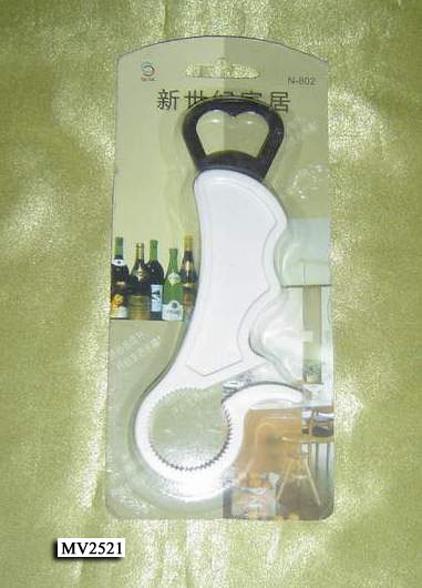 2 FUNTION PLASTIC Handle BOTTLE OPENERJAR and BOTTLE