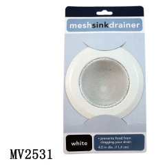 4.5 IN SINK STRAINER COAT with CARD