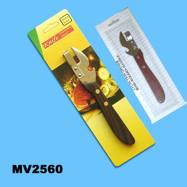 2-in-1 WOODEN Handle BOTTLE OPENER