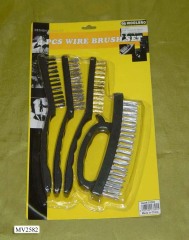 4 PCS WIRE BRUSH SET