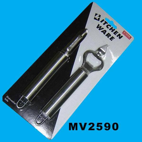 2PCS PEELER WBOTTLE OPENER