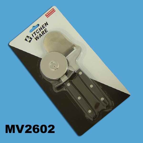 PIZZA CUTTER with CAKE SERVER