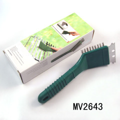 8.5in PLASTIC Handle SS BRUSH HANG TAG with PLOYBAG