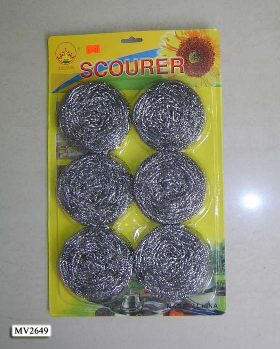 6PCS SS SCOURER