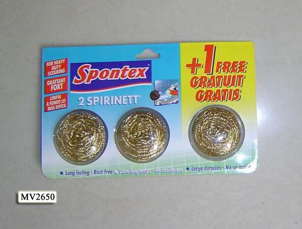 3PCS COPPER SCOURER