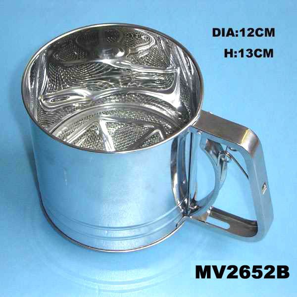 STAINLESS STEEL FLOUR SIFTER style 4