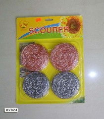 2 PCS SS SCOURER and 2PCS COPPER SCOURER