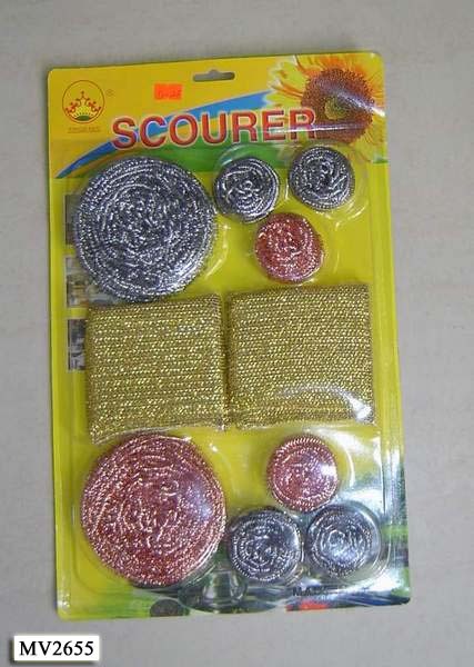 10PCS CLEANING SCOURER