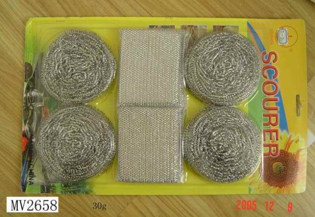 6PCS CLEANING SCOURER
