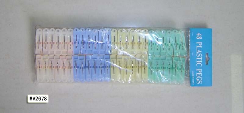48 PLASTIC CLOTHES PEG