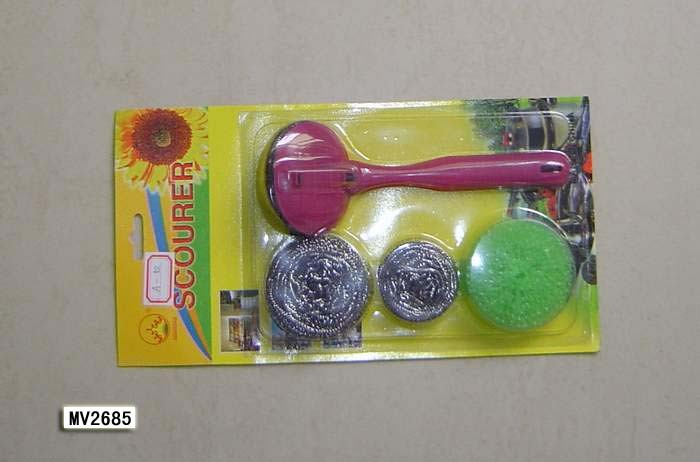 4PCS CLEANING SCOURER
