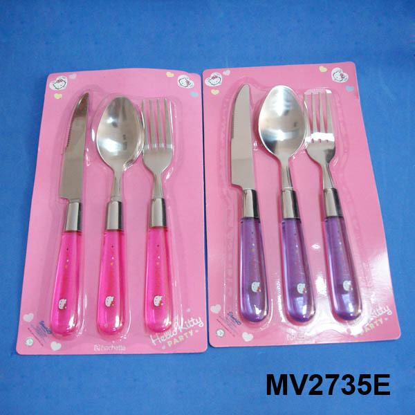 3PCS JUNIOR CUTLERY SET style 2