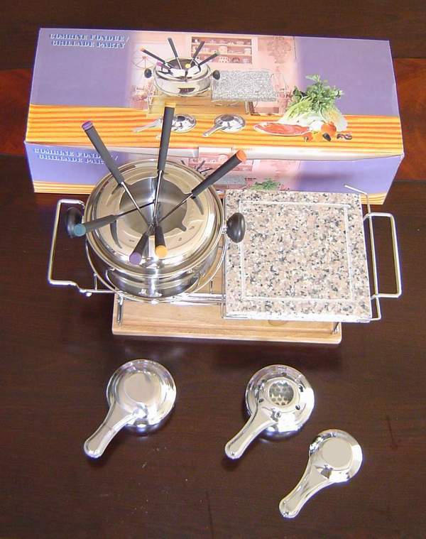 COMBINE FONDUE GRILLADE PARTY