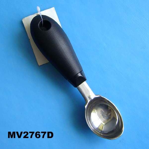 LIGHT SIZED ICE-CREAM SPOON with RUBBER Handle