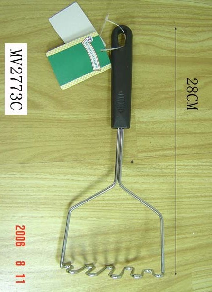 CHROME WIRE POTATO PRESS PLASTIC Handle style 2