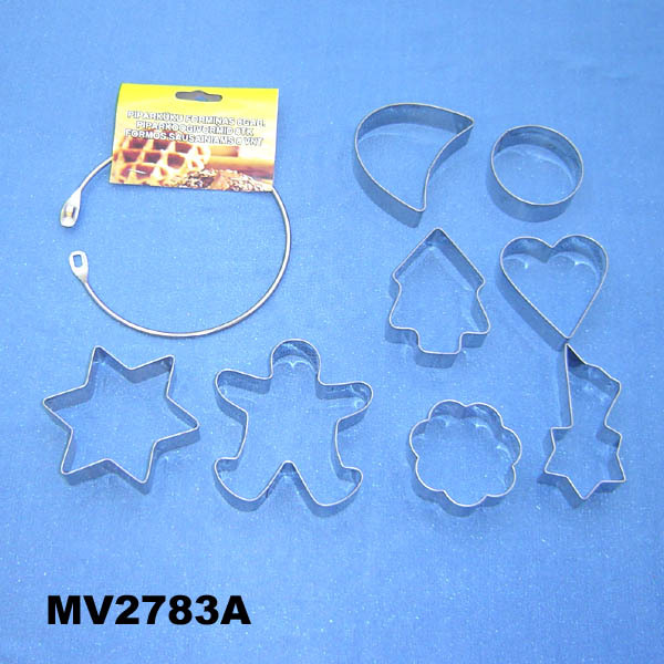 8PCS SS COOKET MOULD