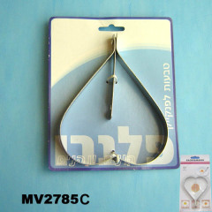12CM SS HEART EGGFRYER with Handle