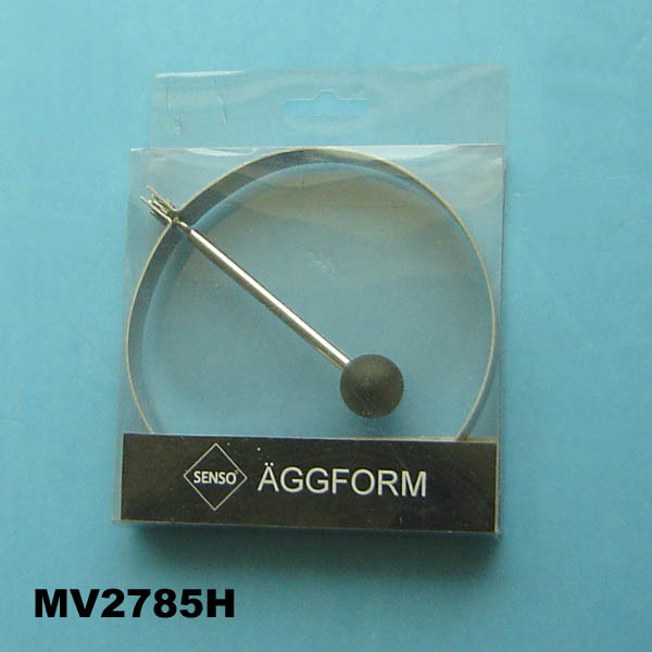 SS ROUND EGGFRYER with Handle style 4
