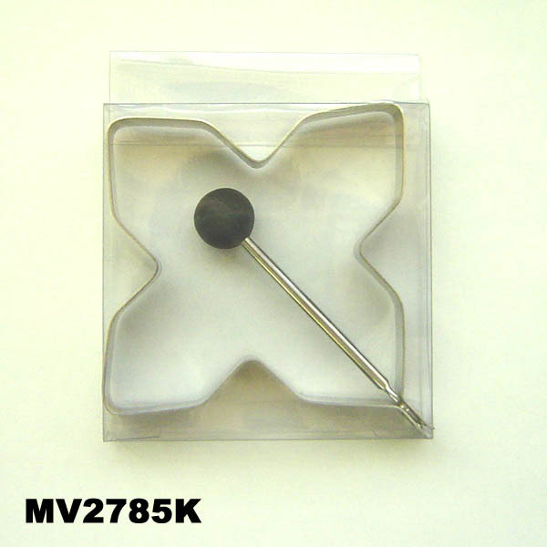 SS ROUND EGGFRYER with Handle style 6