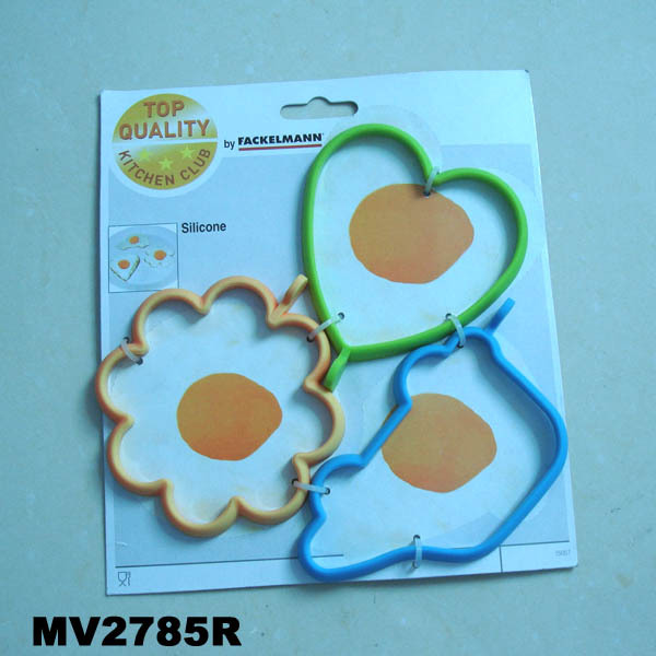 3PCS SILICONE EGGFRYER TC