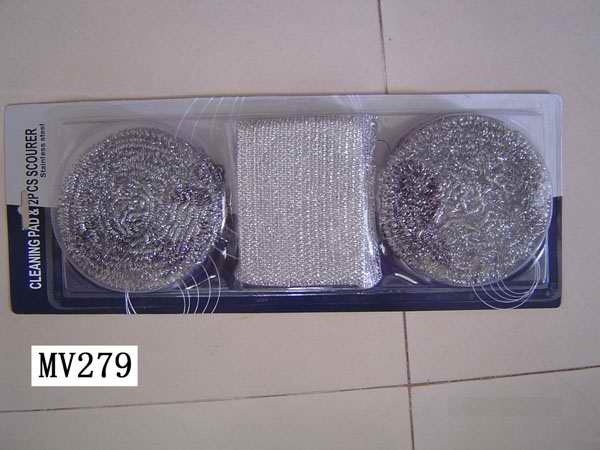 CLEANIN PAD and 2PCS SCOURER SLIVER and GLODEN CLR