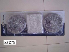CLEANIN PAD and 2PCS SCOURER SLIVER and GLODEN CLR