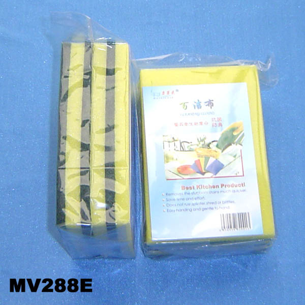 SPONGE with SCOURER PAD 3 PACK SHRINK PACK