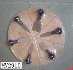 6PCS CHEESE KNIFE with CUTTING BOARD