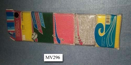 5PCS CLEANING SCOURER in PVC BAG