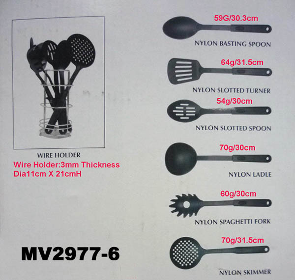 6PCS NYLON KITCHEN TOOLS style 5
