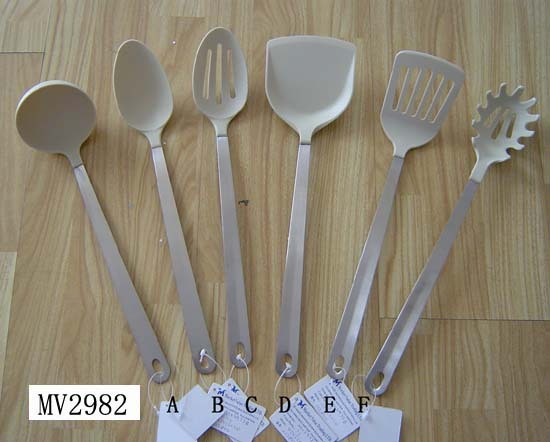 NYLON SLOTTED TURNER with STAINLESS STEEL Handle