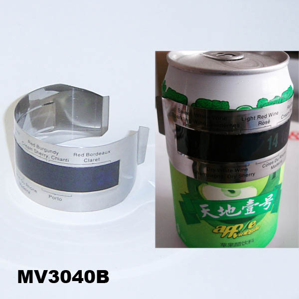 SS WINE BOTTLE THEMOMETER in BOX