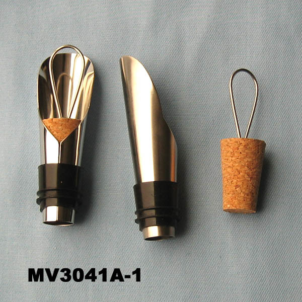 WINE POURER with STOPPER