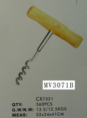 WOODEN Handle WINE BOTTLE OPENER style 3