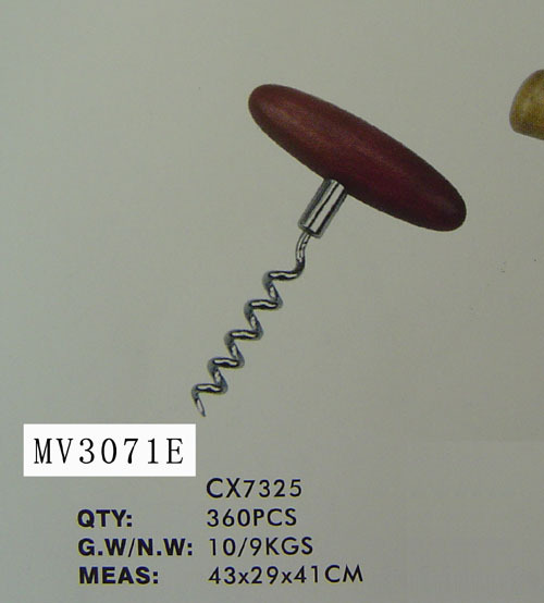 WOODEN Handle WINE BOTTLE OPENER style 2