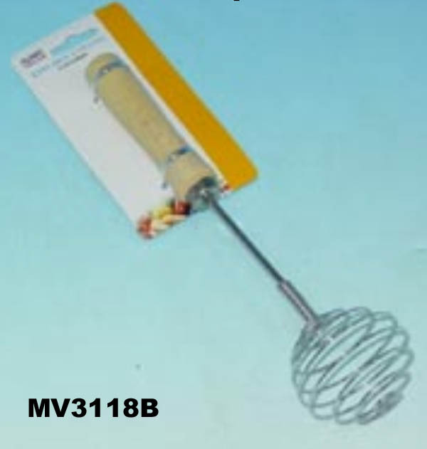 EGG WHISK WOODEN Handle T。C