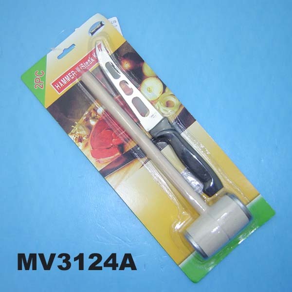STEAK HAMMER with KNIFE